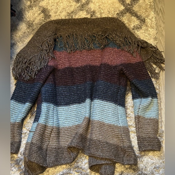 Liz Claiborne Fringe Cardigan - Picture 4 of 5